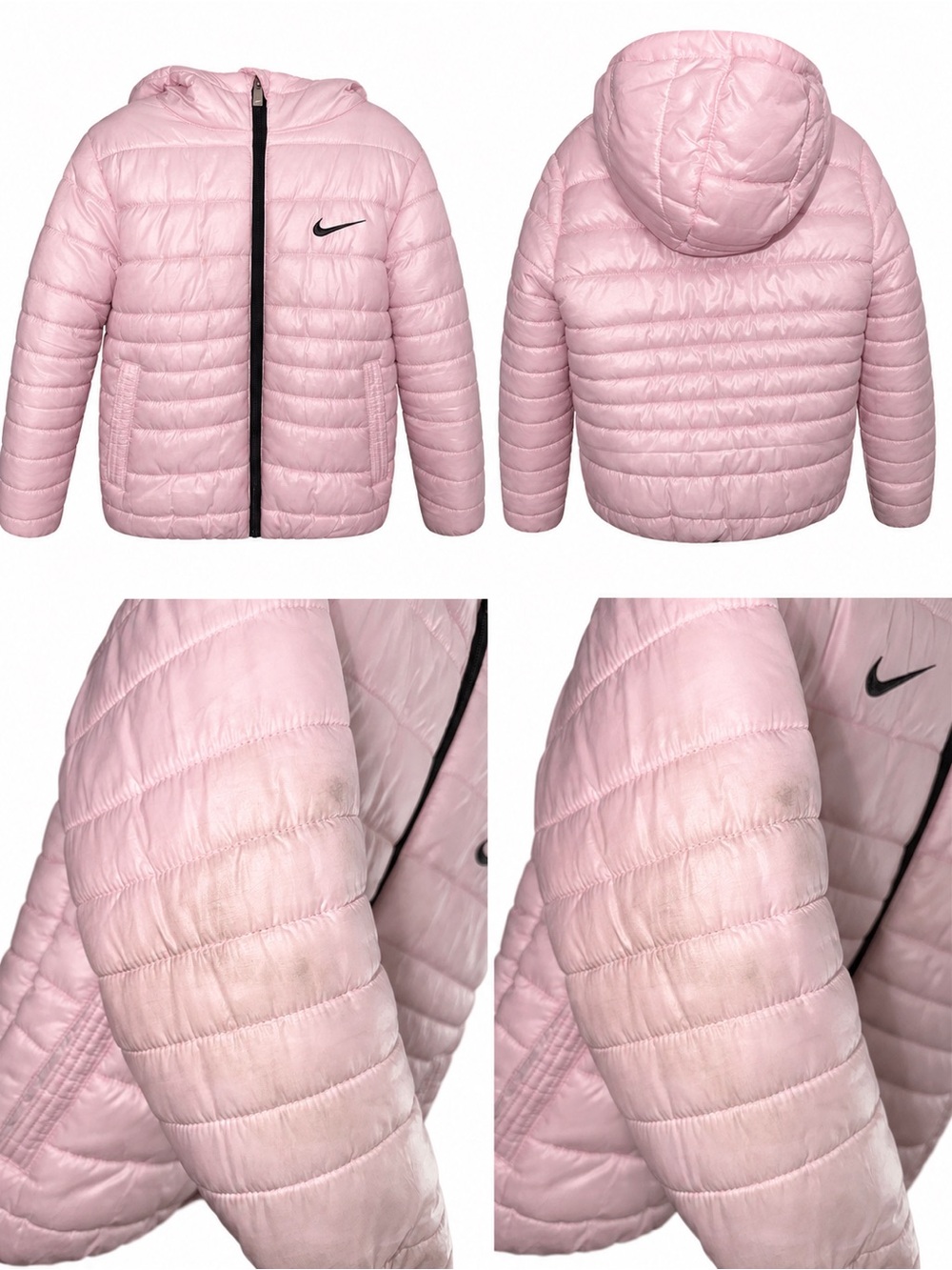 Nike Kids' Light Pink Puffer Jacket size 4,5 and 6x available